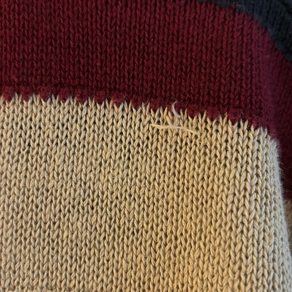 Women’s Colorful Striped Button Down Cardigan, 220 Hickory, size 2X - Picture 7 of 9